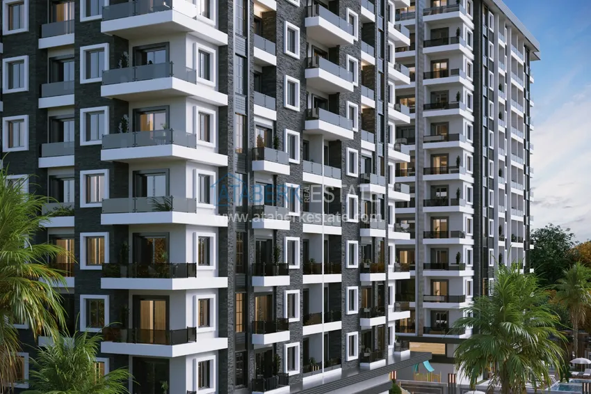 New investment project of a multi-apartment residential complex in Mahmutlar 14 