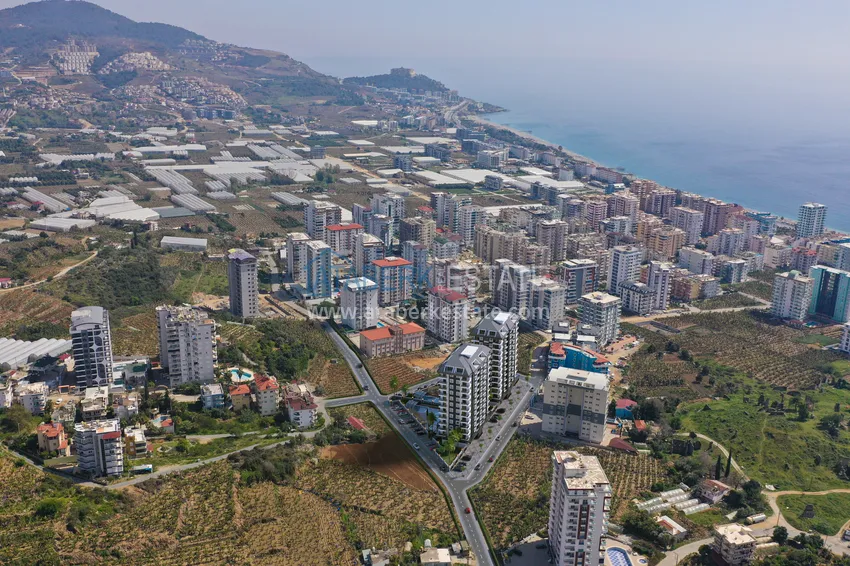 New investment project of a multi-apartment residential complex in Mahmutlar 17 