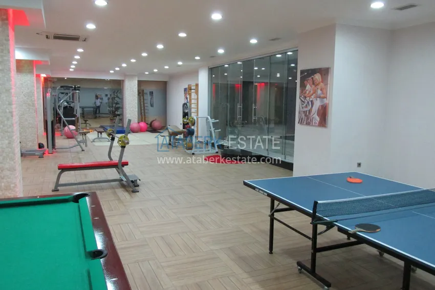 Apartment in the center of Mahmutlar with furniture, glazed balcony 22 