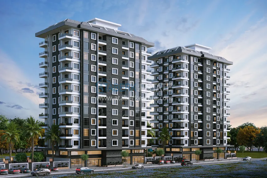 New investment project of a multi-apartment residential complex in Mahmutlar 2 