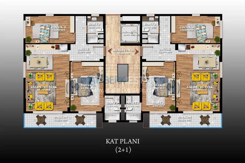 Buy cheap New investment project of a luxurious residential complex in Konakli 4 