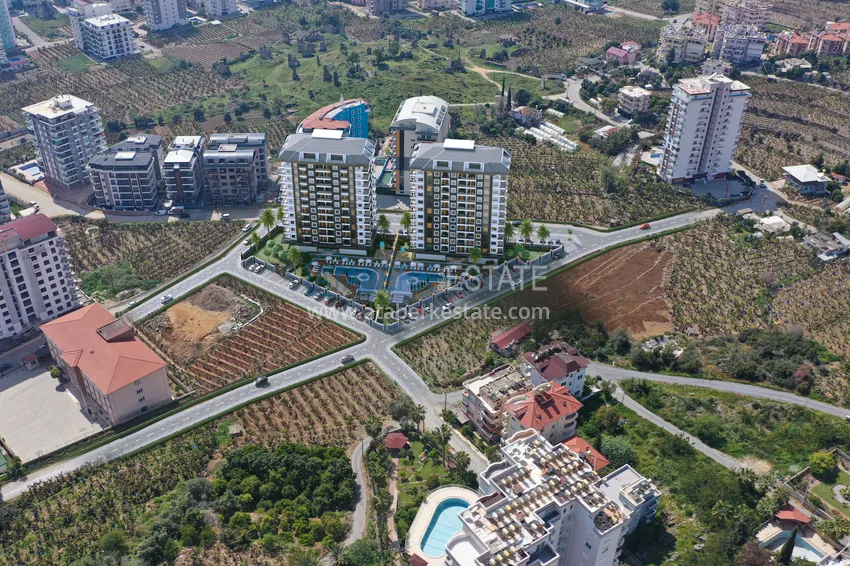 New investment project of a multi-apartment residential complex in Mahmutlar 19 