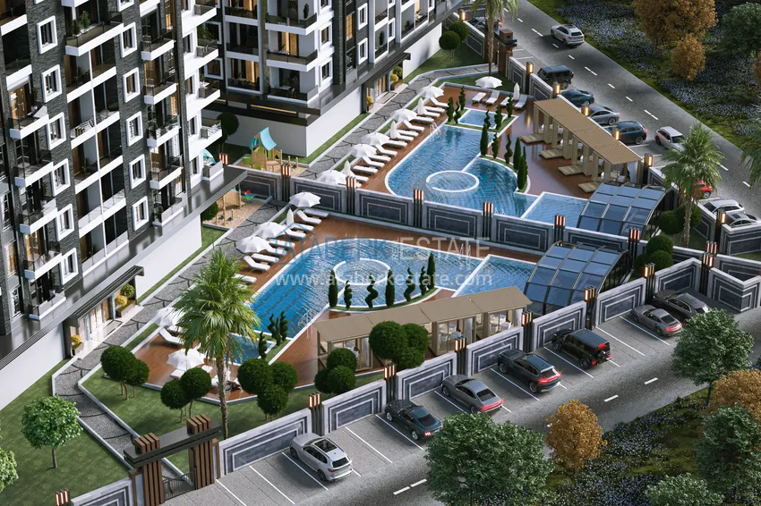 New investment project of a multi-apartment residential complex in Mahmutlar 5 