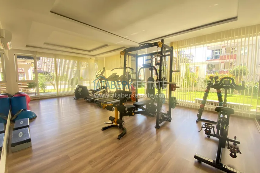 Furnished flat in Mahmutlar with  glazed balconies in a residential complex  8 