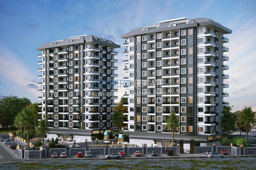 New investment project of a multi-apartment residential complex in Mahmutlar 7 