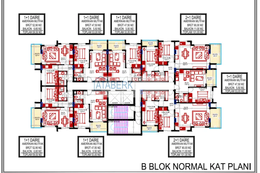 Buy cheap New investment project of a multi-apartment residential complex in Mahmutlar 4 