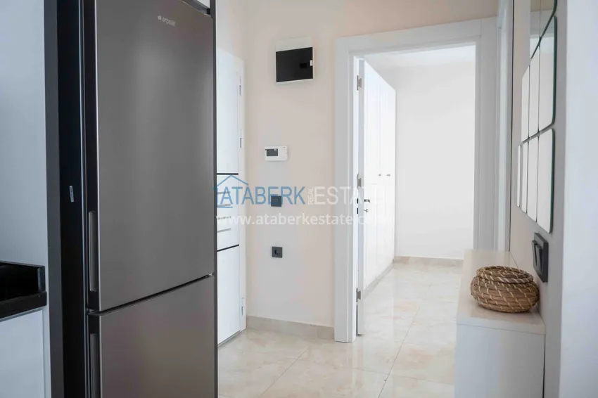 Purchase Two bedroom apartment for rent in the center of Alanya near Cleopatra beach A14 7 