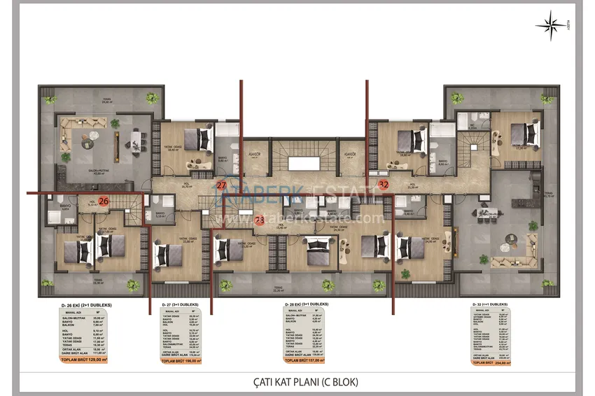 Buy cheap Apartments from a developer with installments in Alanya - a comfort-class complex in the Oba area 12