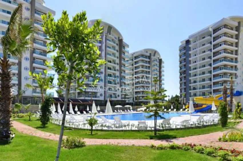 Furnished studio apartment for rent in Avsallar in a complex with rich C81 infrastructure  1 