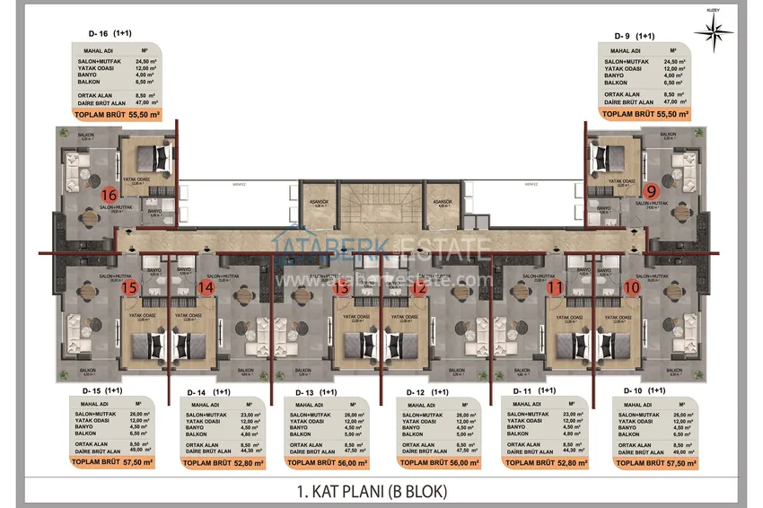 Buy cheap Apartments from a developer with installments in Alanya - a comfort-class complex in the Oba area 4