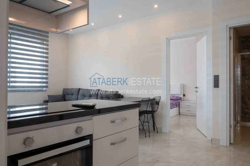Purchase  Three-room apartment for rent in the center of Alanya, Cleopatra A-13 beach area 10 