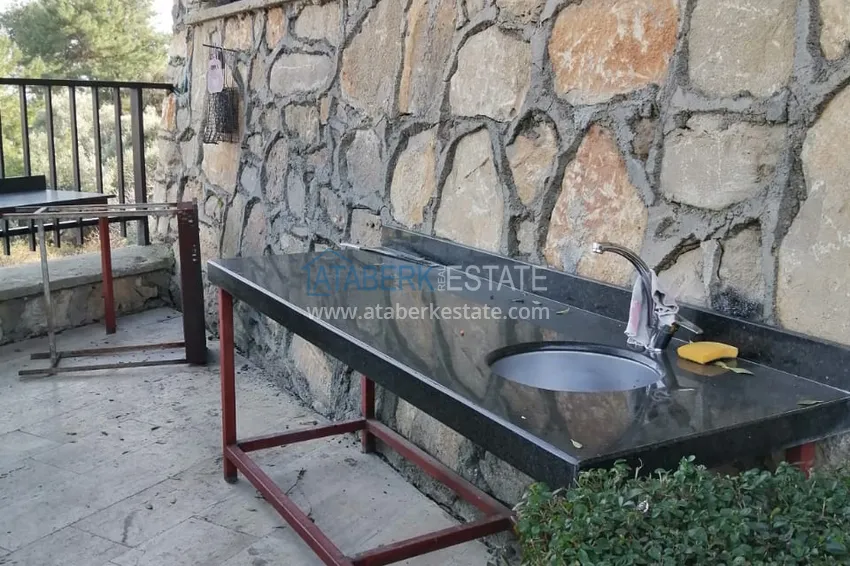 Furnished studio apartment for rent in Avsallar in a complex with rich C81 infrastructure  16 