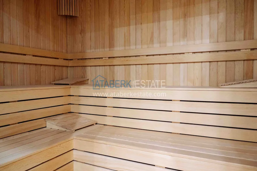 Apartment for rent in Alanya Cleopatra beach area in a complex with swimming pool No. 10 18 