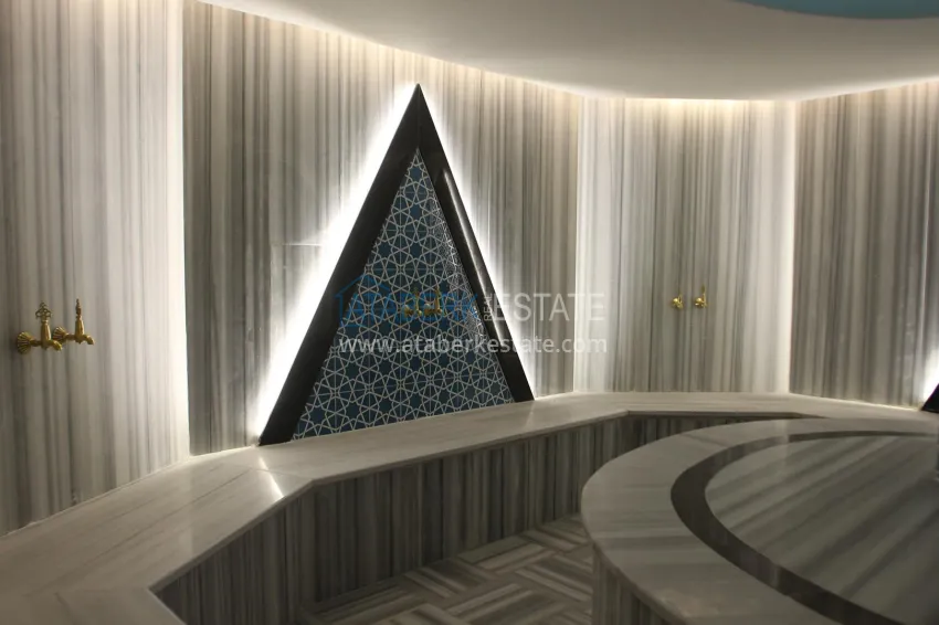 Furnished apartment for rent in Tosmur in a complex with excellent infrastructure No. 21 17 