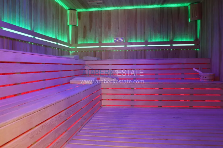 Furnished apartment for rent in Tosmur in a complex with excellent infrastructure No. 21 18 