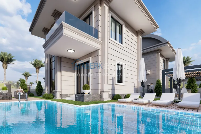 A new project of luxury villas in the Konakli area at the excavation stage 1 