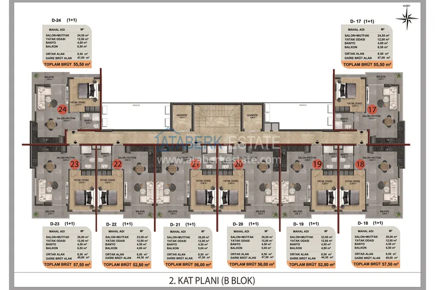 Buy cheap Apartments from a developer with installments in Alanya - a comfort-class complex in the Oba area 5