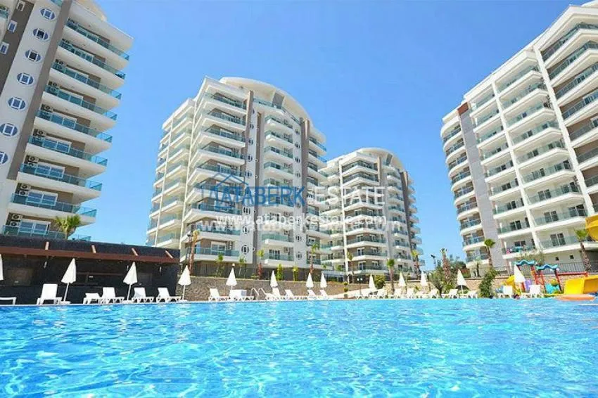 Furnished studio apartment for rent in Avsallar in a complex with rich C81 infrastructure  3 