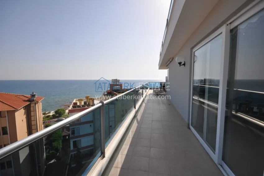 Purchase Duplex penthouse in Tosmur is spacious with furniture and sea view 38