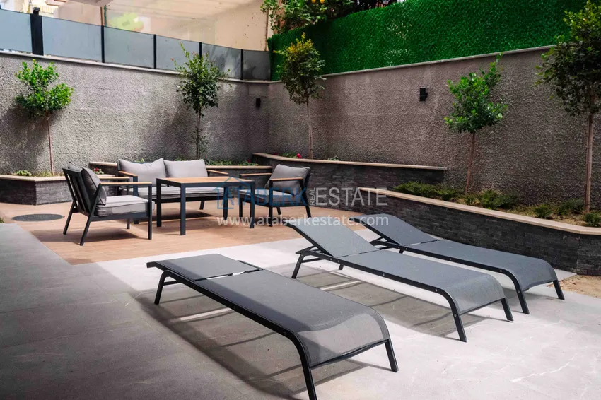 Apartment for rent in Alanya Cleopatra beach area in a complex with swimming pool No. 10 6 