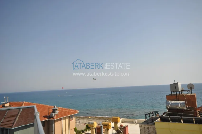 Purchase Duplex penthouse in Tosmur is spacious with furniture and sea view 42