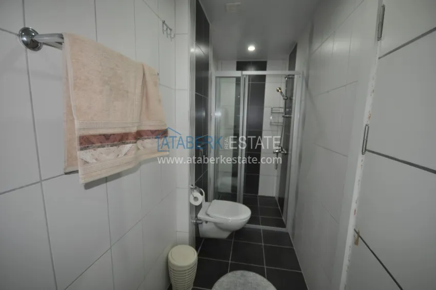 Purchase Duplex penthouse in Tosmur is spacious with furniture and sea view 43