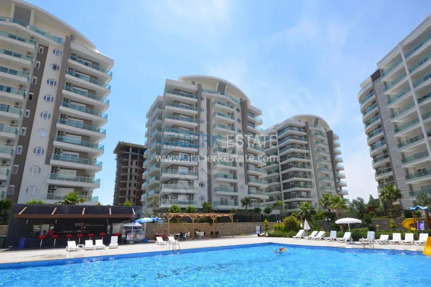 Furnished studio apartment for rent in Avsallar in a complex with rich C81 infrastructure  5 