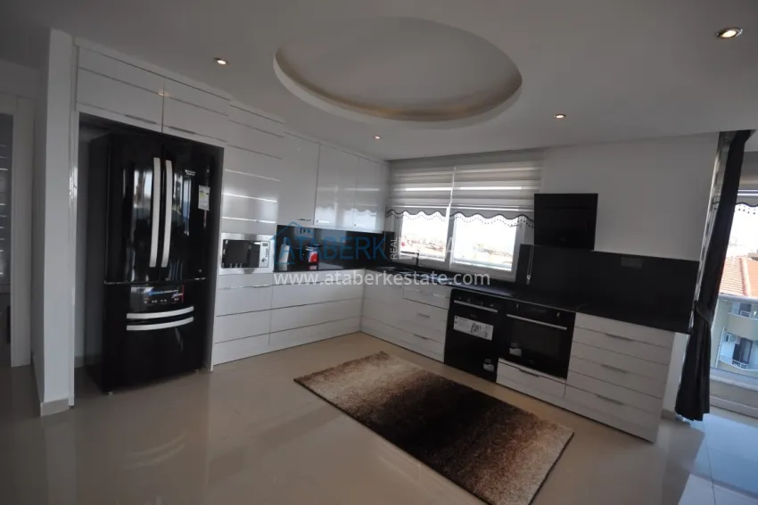 Purchase Duplex penthouse in Tosmur is spacious with furniture and sea view 6