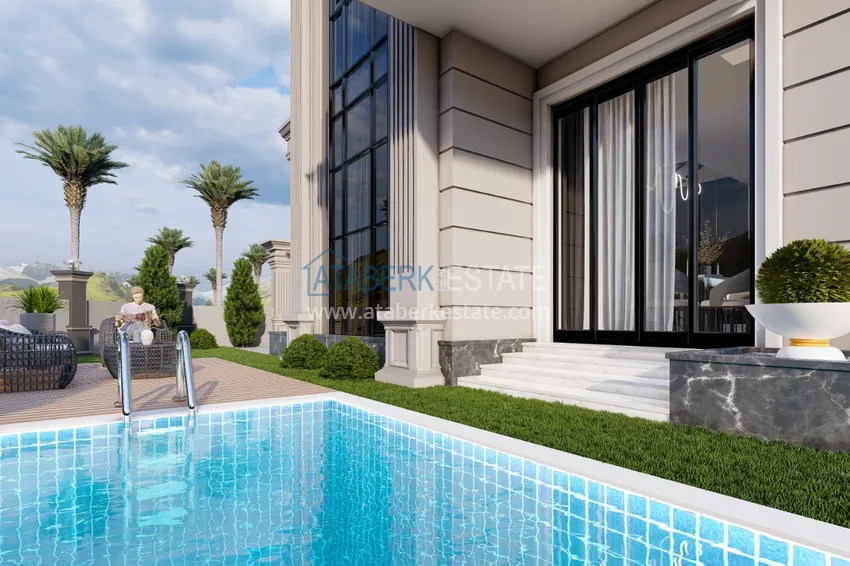 A new project of luxury villas in the Konakli area at the excavation stage 8 