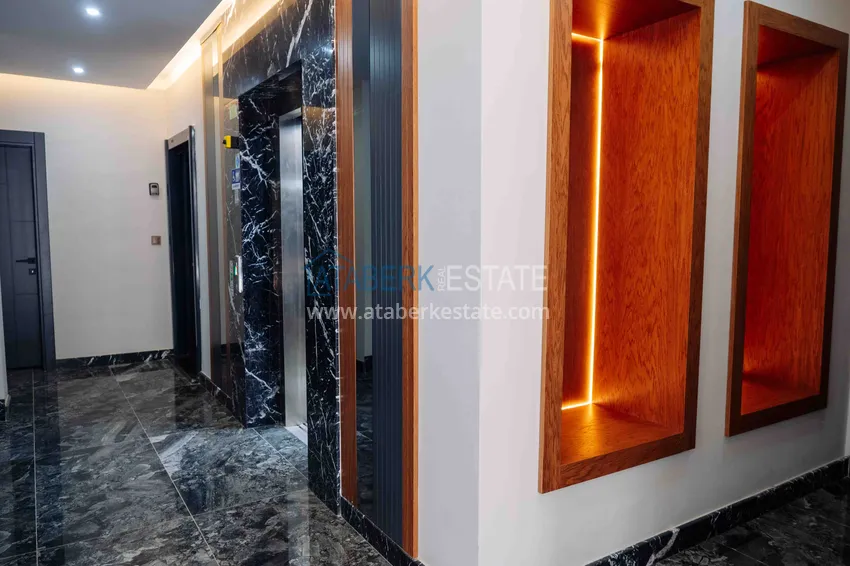 Apartment for rent in Alanya Cleopatra beach area in a complex with swimming pool No. 10 11 