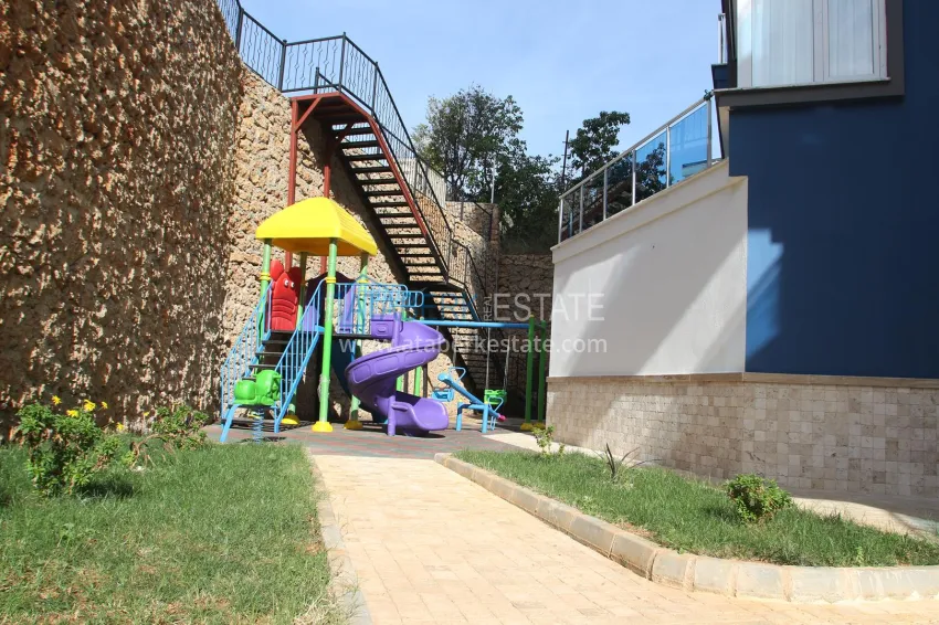 Furnished apartment for rent in Tosmur in a complex with excellent infrastructure No. 21 8 