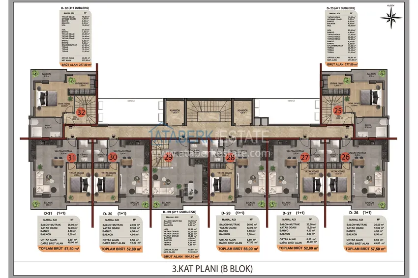 Buy cheap Apartments from a developer with installments in Alanya - a comfort-class complex in the Oba area 6