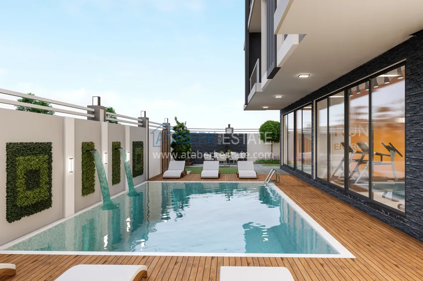 Penthouses and apartments in Mahmutlar. New project of a boutique complex 9 