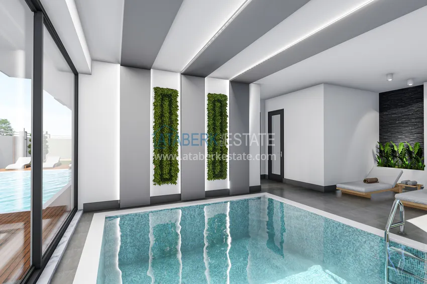 Penthouses and apartments in Mahmutlar. New project of a boutique complex 12 