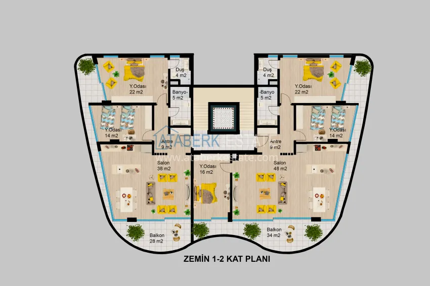 Buy cheap Luxury real estate in a secluded club complex - Alanya, Kargicak district 3 