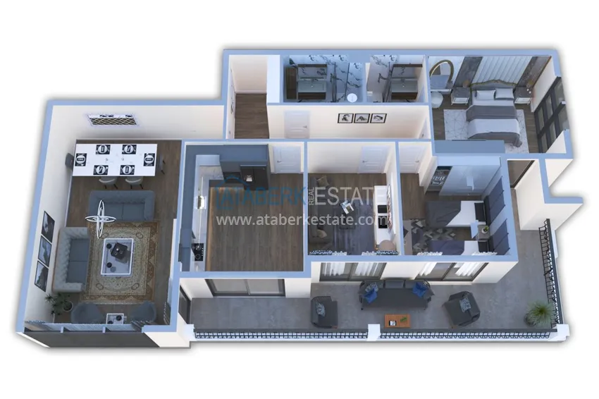 Purchase Exclusive luxury real estate project in the center of Alanya 1