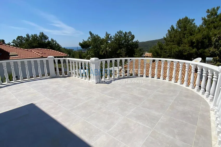 Purchase House with pool, sea view in Avsallar 18 