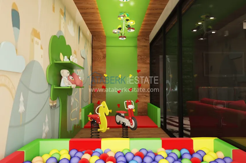 New investment project of a family residential complex in Alanya 18 