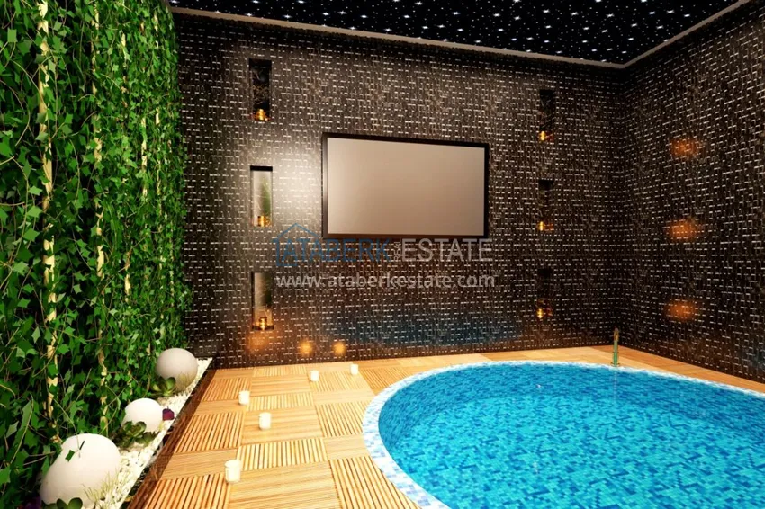 New investment project of a family residential complex in Alanya 19 