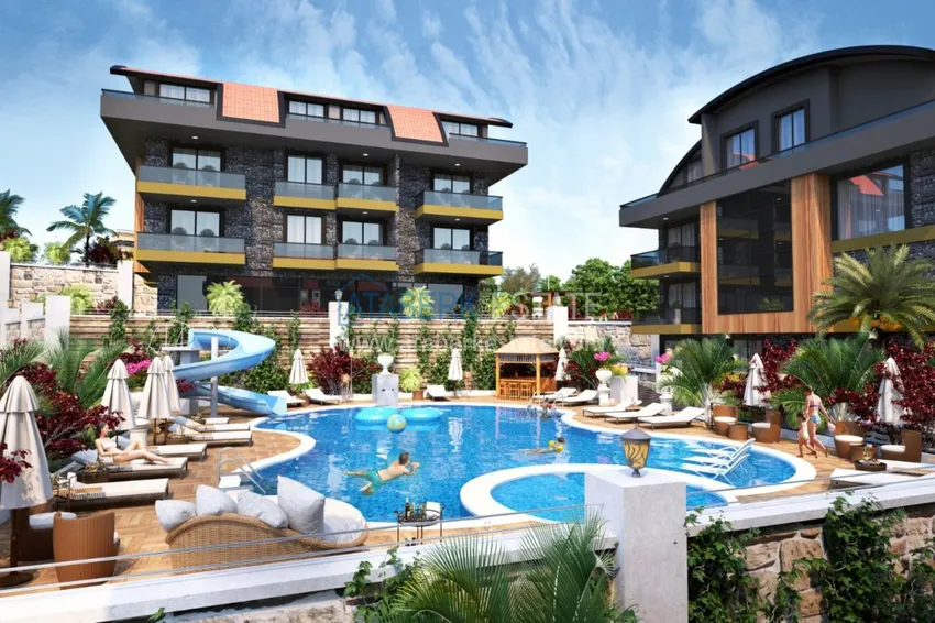 New investment project of a family residential complex in Alanya 1 