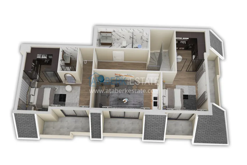 Purchase Exclusive luxury real estate project in the center of Alanya 15
