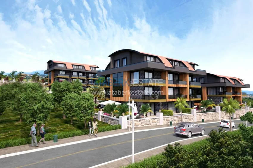 New investment project of a family residential complex in Alanya 2 