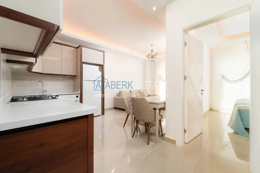 Purchase Apartments in Mahmutlar with new furniture in a well – maintained complex 14 