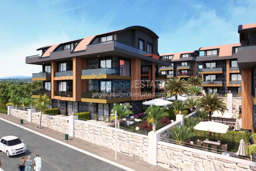New investment project of a family residential complex in Alanya 3 
