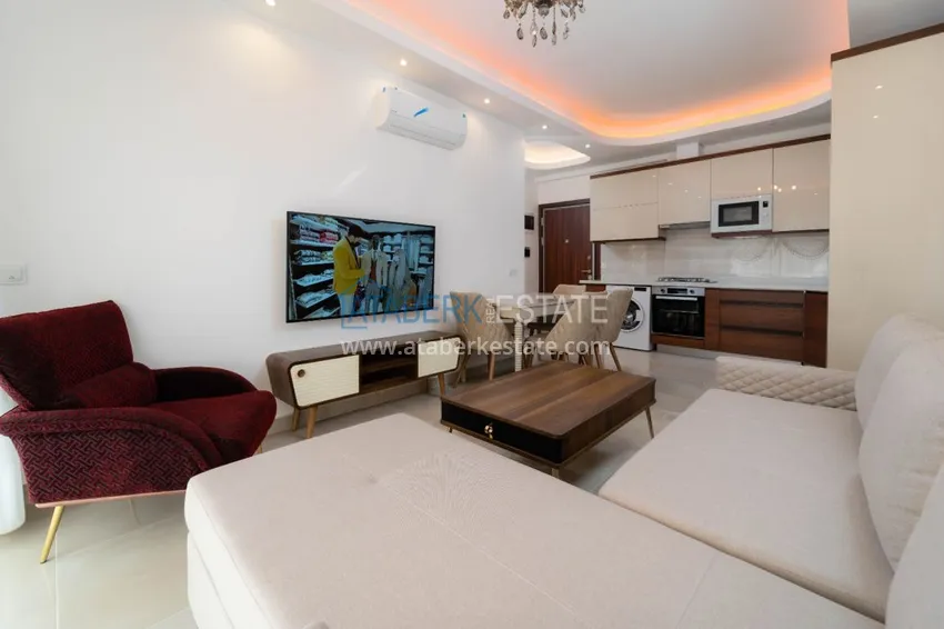 Purchase Apartments in Mahmutlar with new furniture in a well – maintained complex 15 