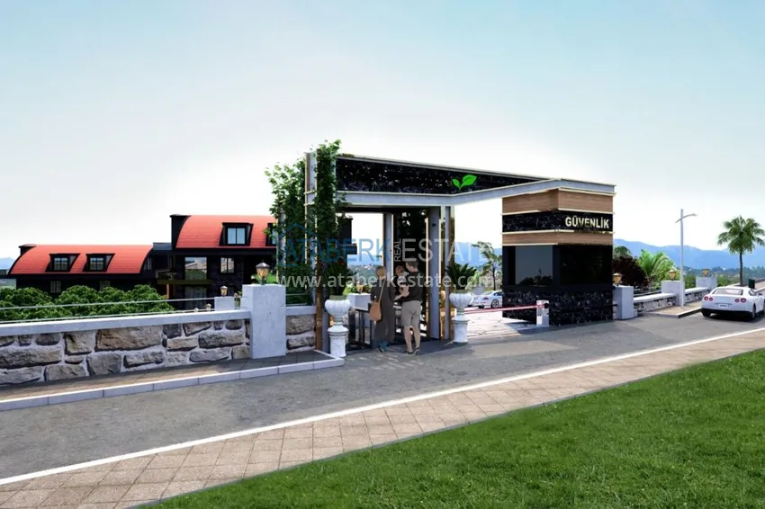 New investment project of a family residential complex in Alanya 4 