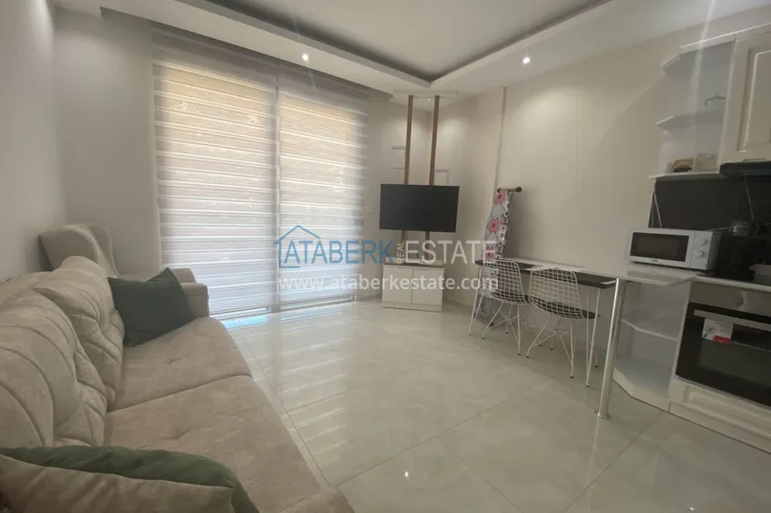 Purchase  Rent a studio in Mahmutlar with furniture in a complex on the first coastline B42 6 