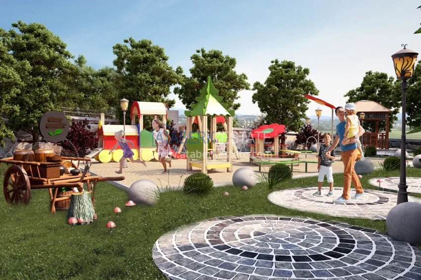 New investment project of a family residential complex in Alanya 7 