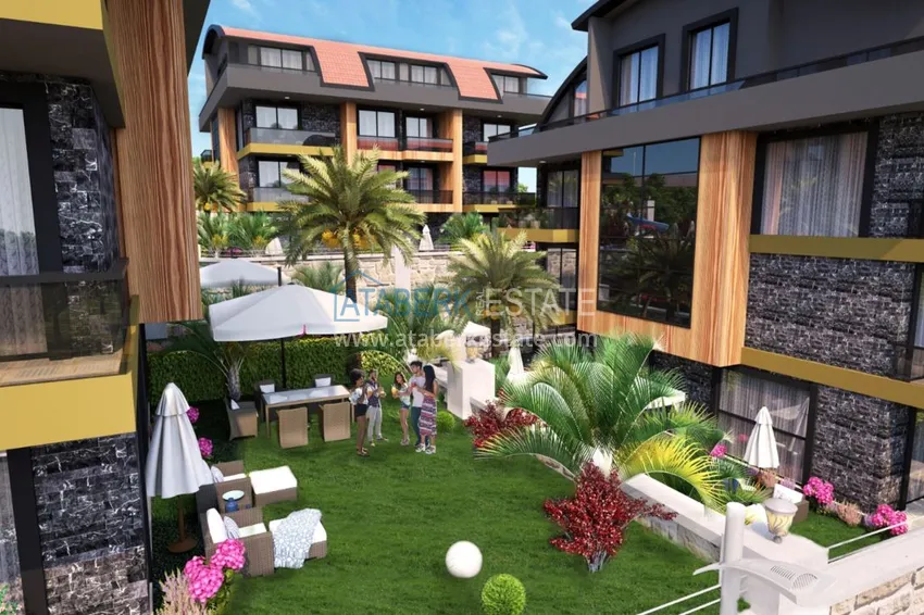 New investment project of a family residential complex in Alanya 8 