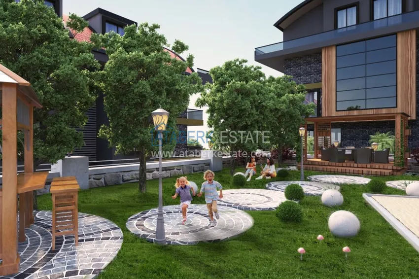 New investment project of a family residential complex in Alanya 9 